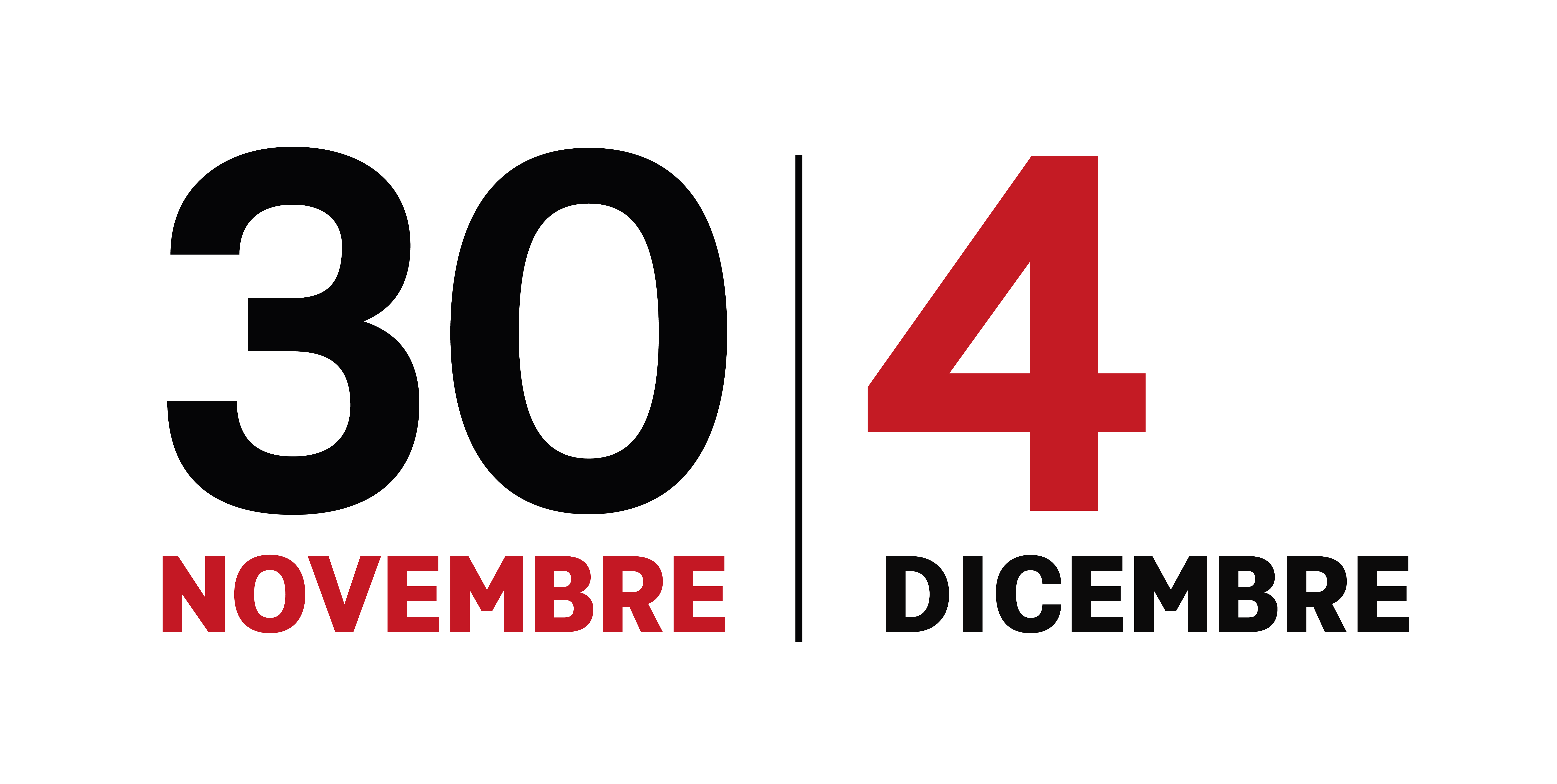 30 novembre | 4 dicembre 2026